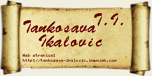 Tankosava Ikalović vizit kartica